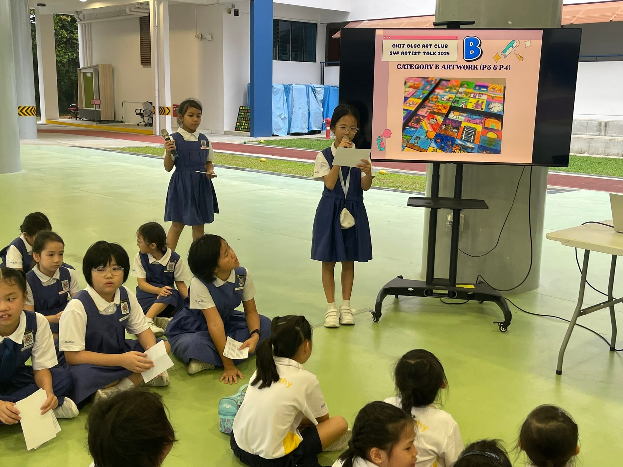 Peer presentation during all recesses